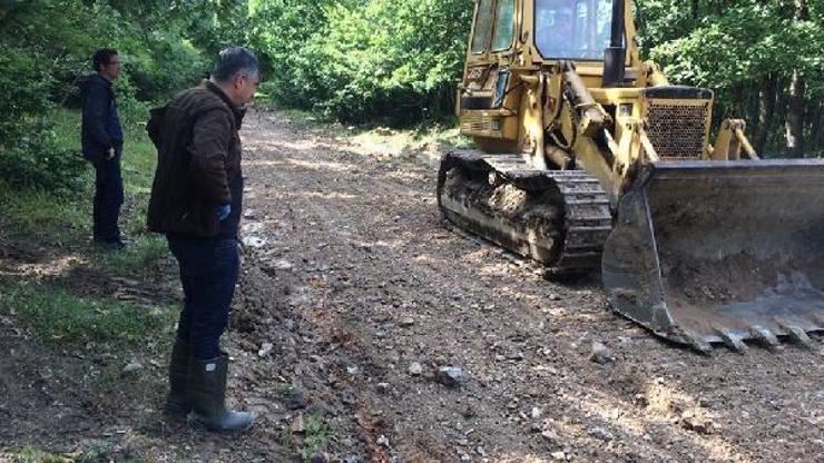 Longoz Ormanlarında yol onarım ve çevre düzenlemesi başladı