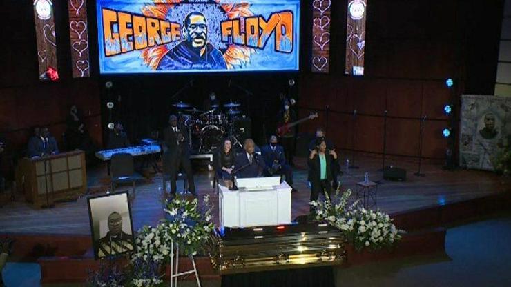 Floyd için anma töreni düzenlendi | Video