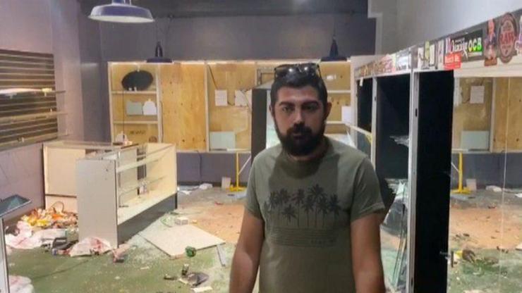 ABDde dükkanı yağmalanan Türk yaşadıklarını CNN TÜRKe anlattı | Video