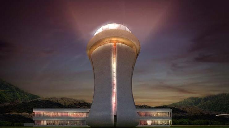 Rize-Artvin Havalimanının kulesi çay bardağı şeklinde olacak