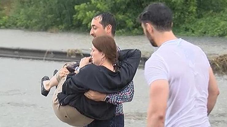 Son dakika... İstanbulda şiddetli yağış | Video