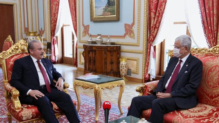 Son dakika: Volkan Bozkırdan Meclis Başkanı Şentopa ziyaret
