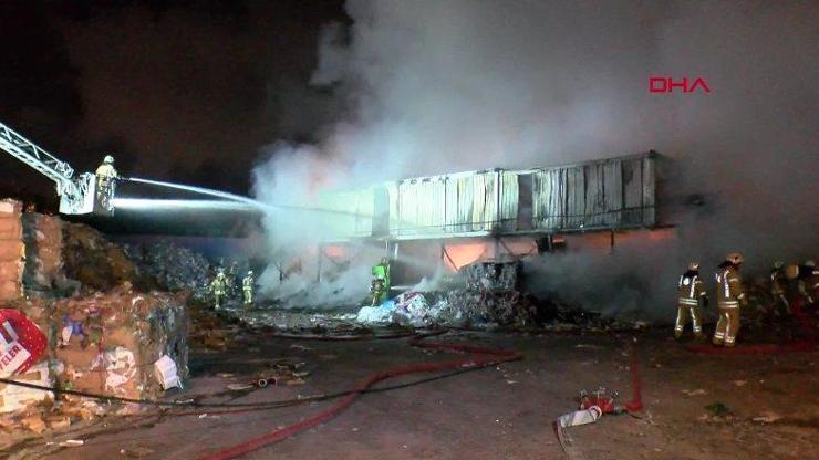 Katı Atık Merkezinde yangın, alevlere dört ayrı itfaiye ekibi müdahale etti | Video