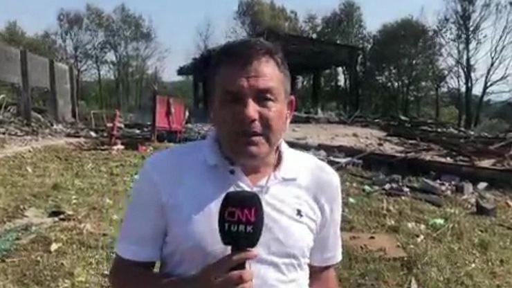 Son dakika: CNN TÜRK ekibi enkaza dönen fabrikayı görüntüledi | Video