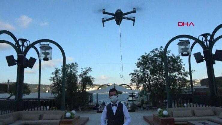 Boğazda Dronelu servis | Video