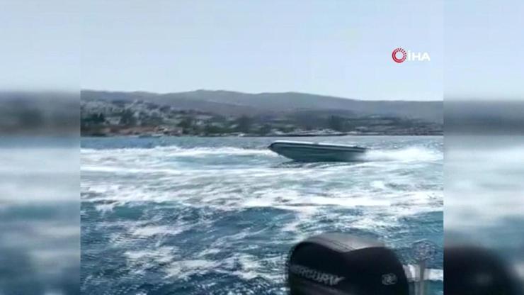 Son dakika: Kaptansız bot 45 dakika denizin ortasında döndü | Video