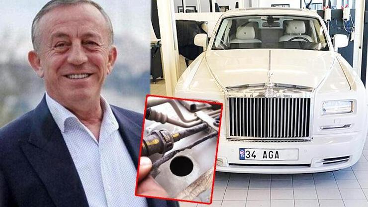 Ali Ağaoğluna fare şoku Milyon euro’luk aracı zarar gördü...