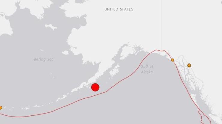 Son dakika... Alaskada 7,8 büyüklüğünde deprem