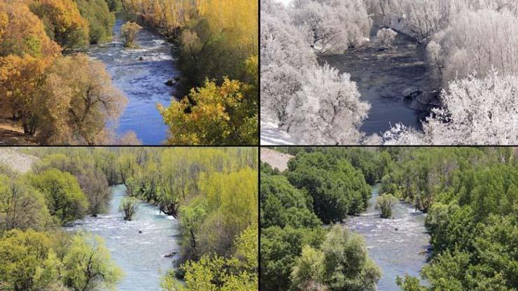 Tuncelinin Ovacık ilçesi 4 mevsim çekilen fotoğraflarıyla büyülüyor