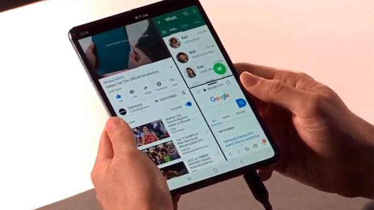 Samsung Galaxy Z Fold2 canlı canlı görüntülendi