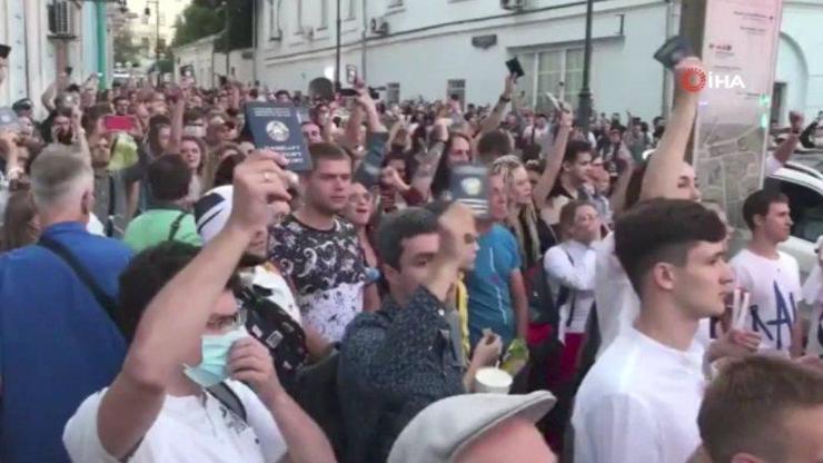 Belarusta seçimler sona erdi, protestolar başladı | Video
