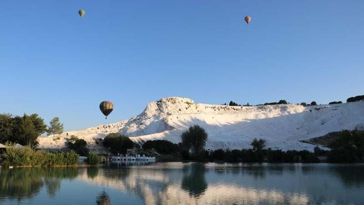 Balonlar beyaz cennetin üzerinde 162 gün sonra yeniden uçmaya başladı
