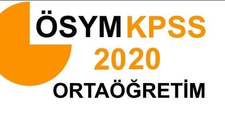 2020 KPSS Ortaöğretim başvuruları ne zaman başlayacak, sınav ne zaman yapılacak