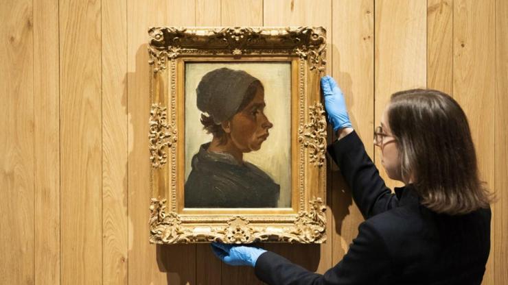 Van Goghun Kadın Başı tablosu 1,6 milyon Euroya satıldı
