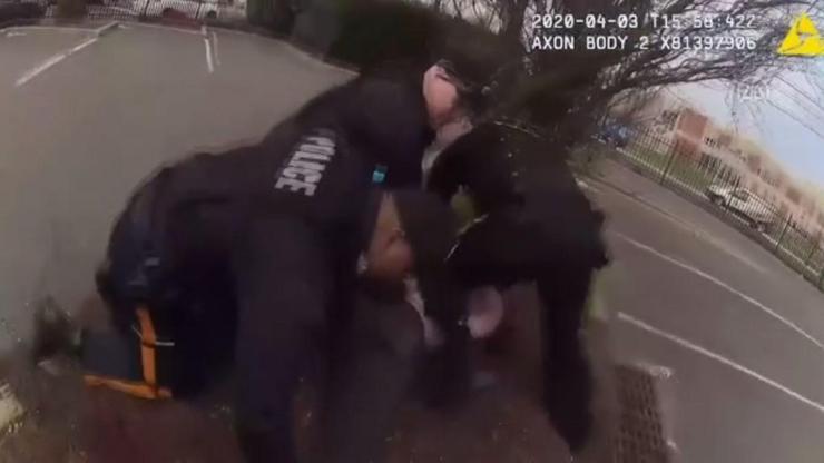 İkinci George Floyd vakası ABDde polis şiddeti yine kamerada: Nefes alamıyorum
