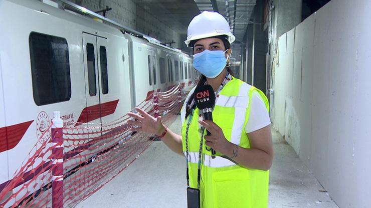 CNN TÜRK Gayrettepe - İst. Havalimanı metrosundaki son durumu görüntüledi | Video