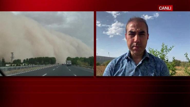 Ankarada kum fırtınası neden oldu Bünyamin Sürmeli, CNN TÜRKte anlattı