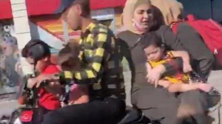 Son dakika.. Motosiklet üzerinde 6 kişiyle tehlikeli yolculuk