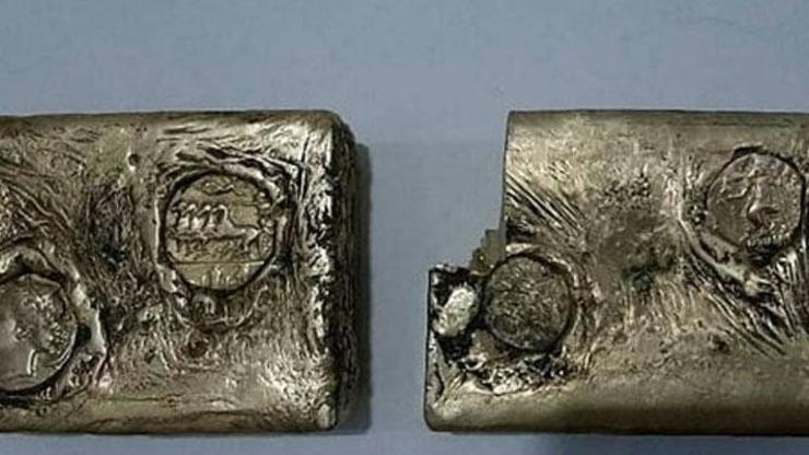 Muşta Antik Yunan dönemine ait külçe altın ele geçirildi