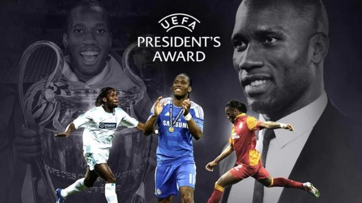 UEFAdan Didier Drogbaya ödül