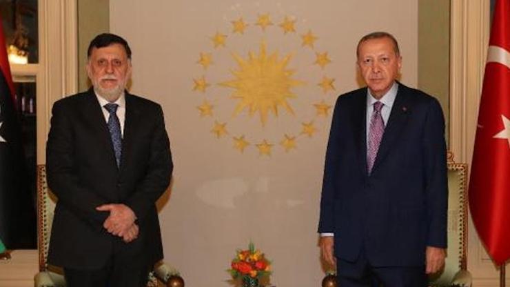 Son dakika haberi: Cumhurbaşkanı Erdoğan Libya Başbakanı Serracı kabul etti