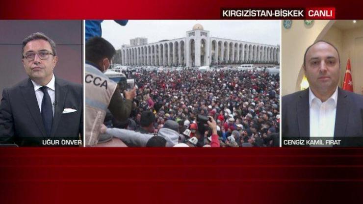 Özel haber... Kırgızistanda son durum ne Türkiyenin Bişkek Büyükelçisi canlı yayında anlattı
