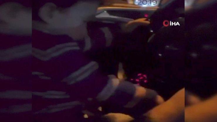 Direksiyonda bir bebek İstanbulda kaydedilen görüntü pes dedirtti | Video