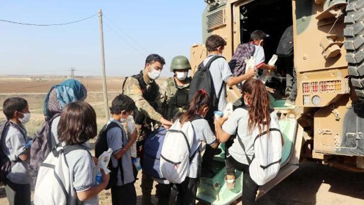 Resulayn’da öğrenciler okullara zırhlı araçlarla taşınıyor | Video