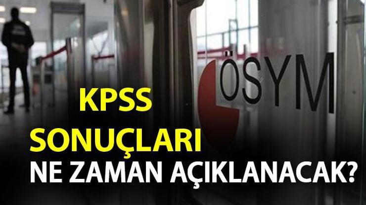 KPSS önlisans sonuçları ne zaman açıklanacak ÖSYM 2020 KPSS sonuçlarını açıkladı mı