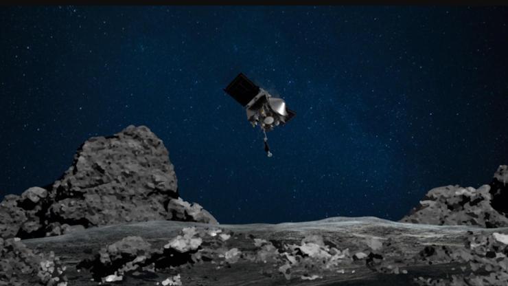 NASA duyurdu: Osirix-Rex aracı asteroide başarılı bir şekilde temas etti