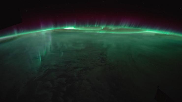 Kutup ışıkları uzaydan görüntülendi | Video