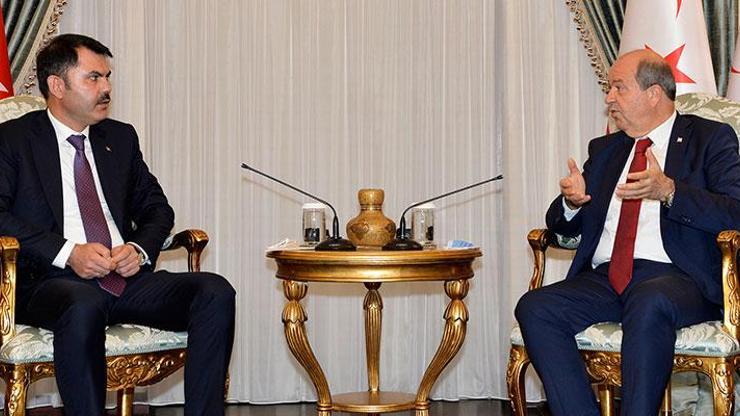 KKTC Cumhurbaşkanı Tatar, Türkiye Çevre ve Şehircilik Bakanı Kurumu kabul etti