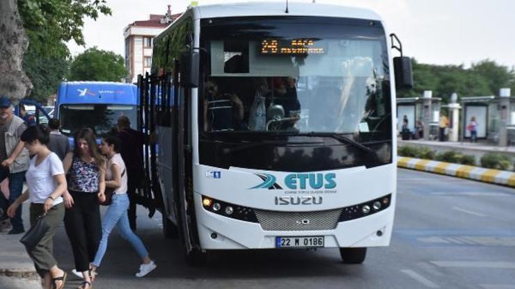 Edirnede şehir içi ulaşımında HES kodu uygulamasına geçilecek