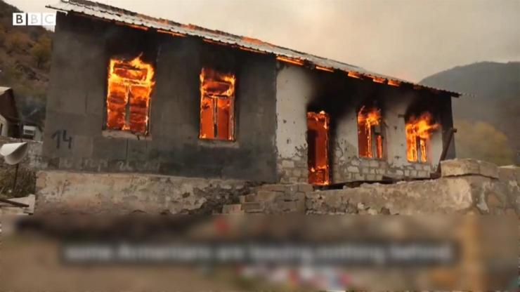 Son dakika... Ermeniler Karabağı terk ediyor | Video