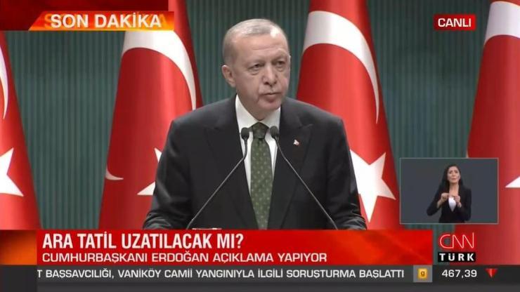 Kabine Toplantısında alınan kararlar Yeni yasaklar tüm kararlar neler Cumhurbaşkanı Erdoğan açıkladı | Video