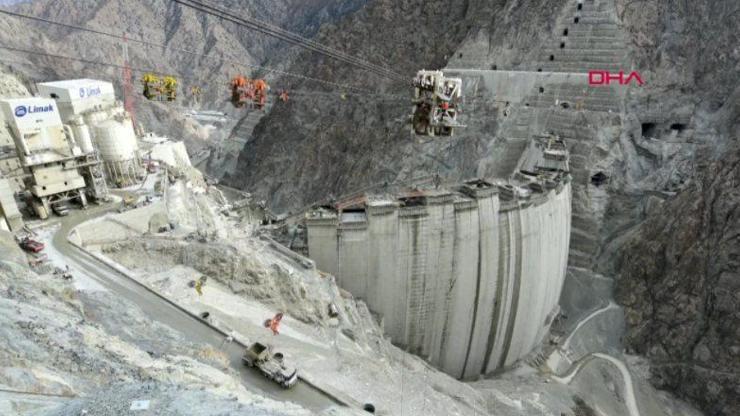 Yusufeli Barajında son 21 metre | Video