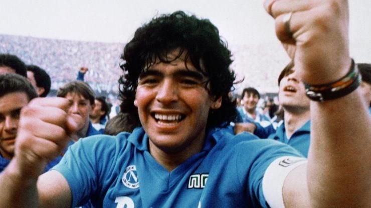 Napolide Maradona böyle anıldı