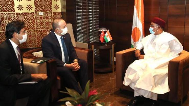 Dışişleri Bakanı Çavuşoğlu,  Nijer Cumhurbaşkanı ile görüştü