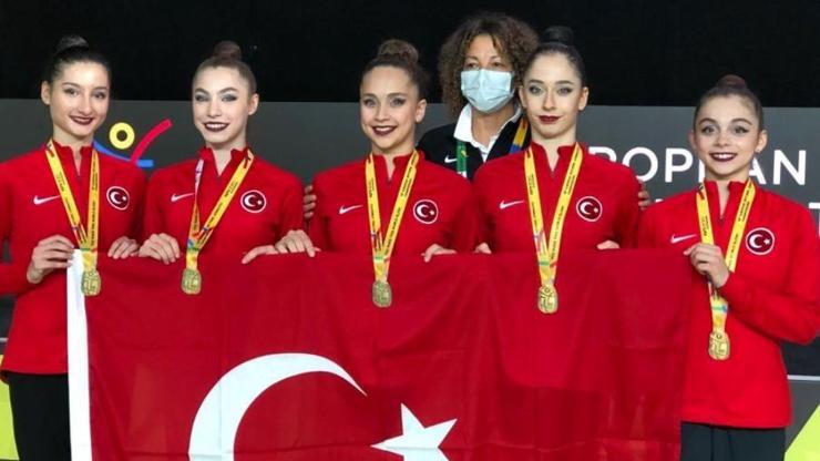 Kadın Ritmik Cimnastik Grup Milli Takımı, Avrupa şampiyonu oldu | Video
