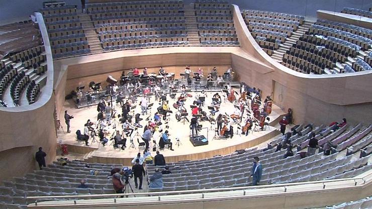 Cumhurbaşkanlığı Senfoni Orkestrası yeni binasında | Video