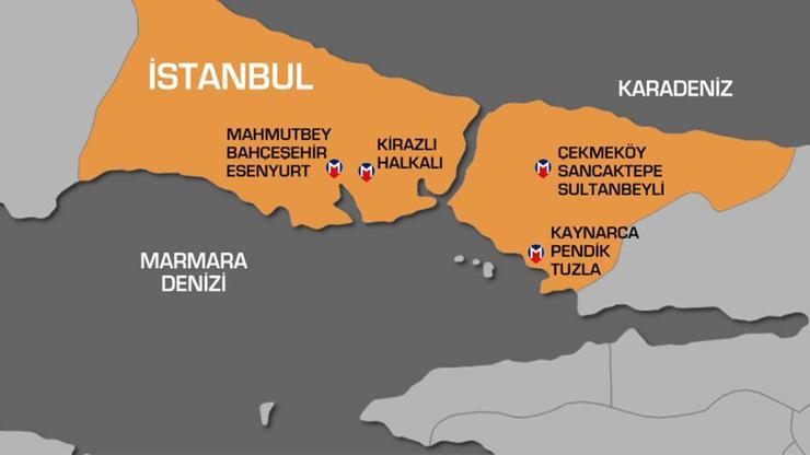 İstanbula 4 yeni metro hattı geliyor | Video