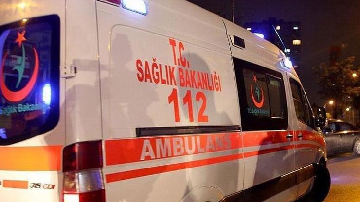 Sakaryada hasta yakınları ambulansa zarar verdi