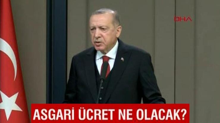 Cumhurbaşkanı Erdoğan 2021 asgari ücret zammı için ne açıklama yaptı | Video