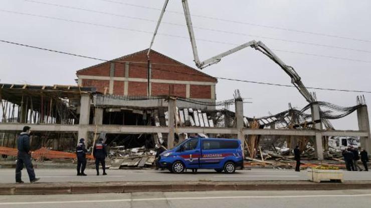 Bursada inşaatta çökme: Enkaz altına kalan 4 işçi kurtarıldı