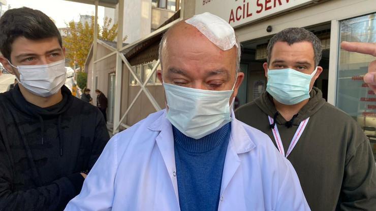 Doktorun başını taşla yaran hasta yakını serbest bırakıldı