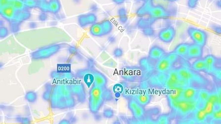 Ankara tedbirlerin karşılığını aldı Risk haritası yeşile döndü