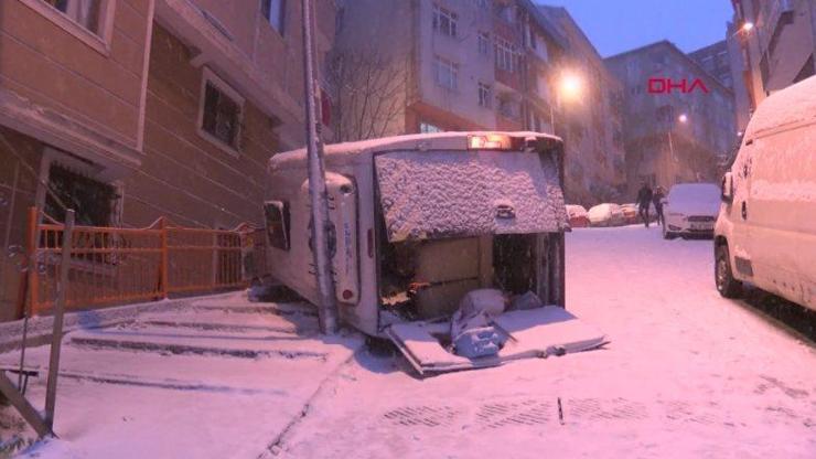 Son dakika: Kar, kazaları beraberinde getirdi | Video