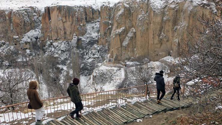 Kar ayrı bir güzellik kattı Gördüğümüz doğaya hayran kaldık