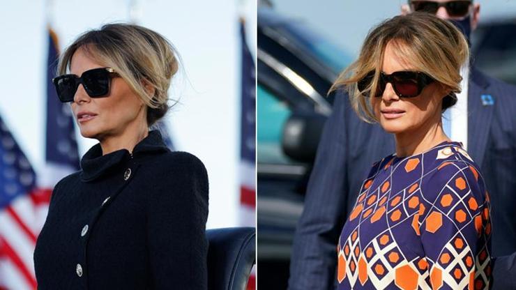 Melania Trumpın tercihi ABDde gündem oldu: Kıyafetiyle mesaj mı verdi
