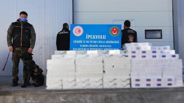 Habur Gümrük Kapısında 29 bin paket kaçak sigara ele geçirildi